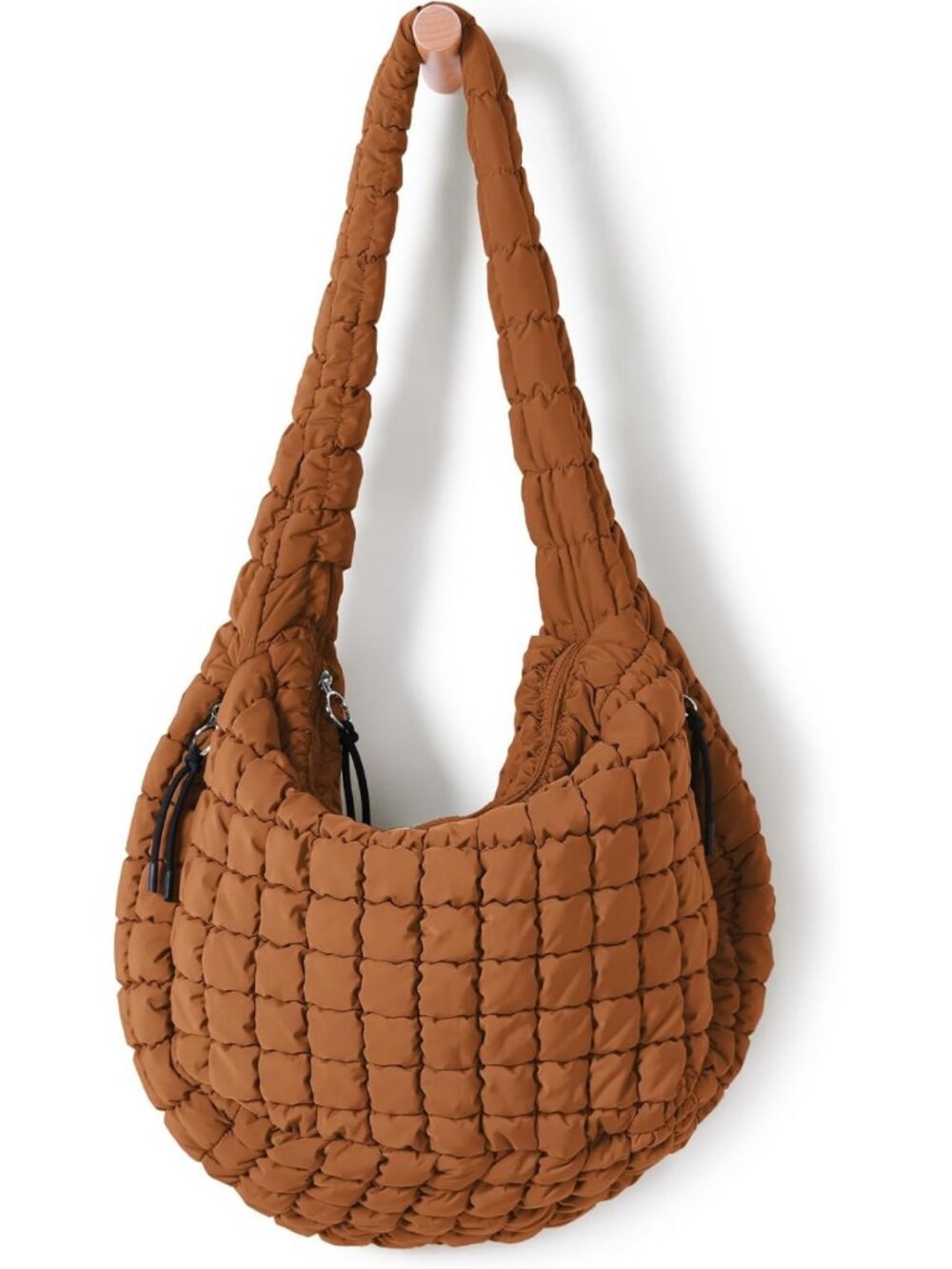 Lightweight Quilted Tote Bag for Women - Stylish Crossbody Hobo Shoulder Bag